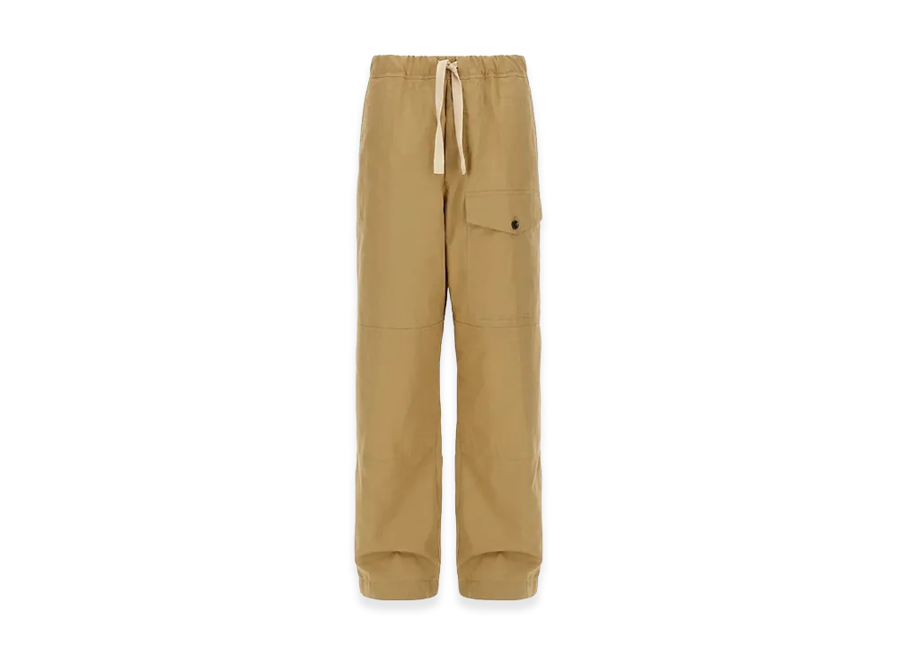 DRIES VAN NOTEN Cotton Pants "Beige"