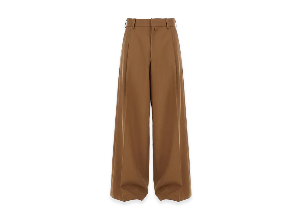 DRIES VAN NOTEN Pants With Pleats "Brown"