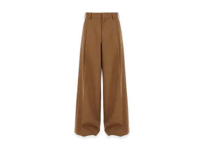 DRIES VAN NOTEN Pants With Pleats "Brown"