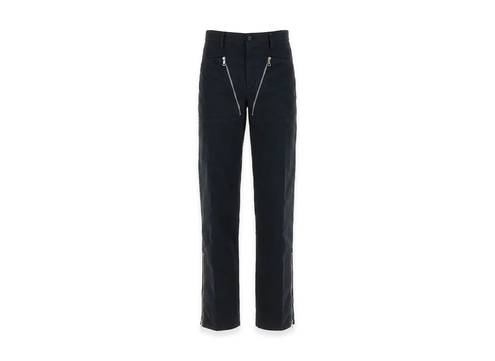 DRIES VAN NOTEN Double Zipper Pants "Blue"