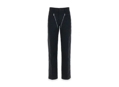DRIES VAN NOTEN Double Zipper Pants "Blue"