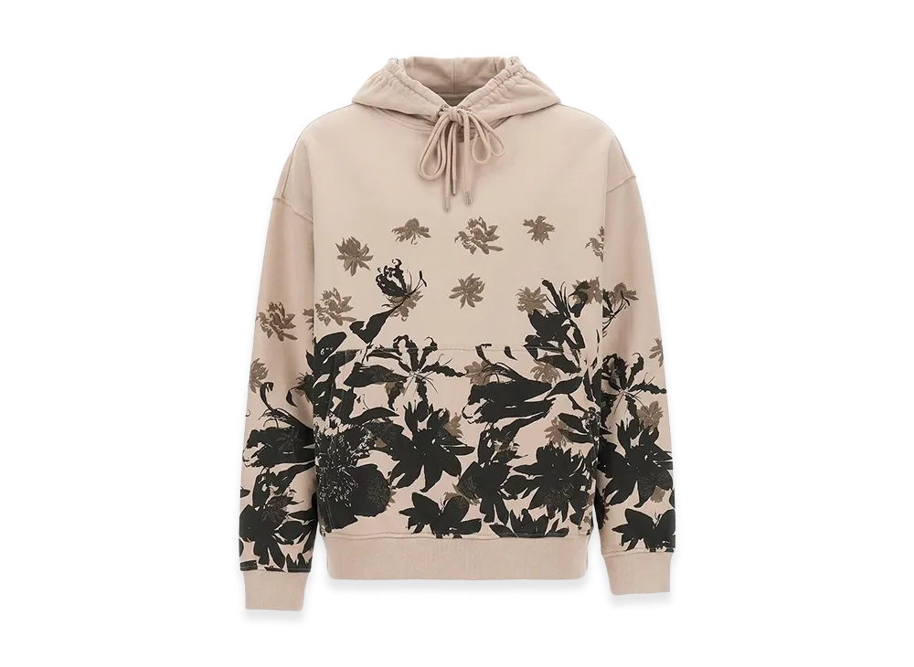 DRIES VAN NOTEN Cotton Hoodie "Ivory"