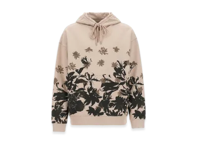 DRIES VAN NOTEN Cotton Hoodie "Ivory"