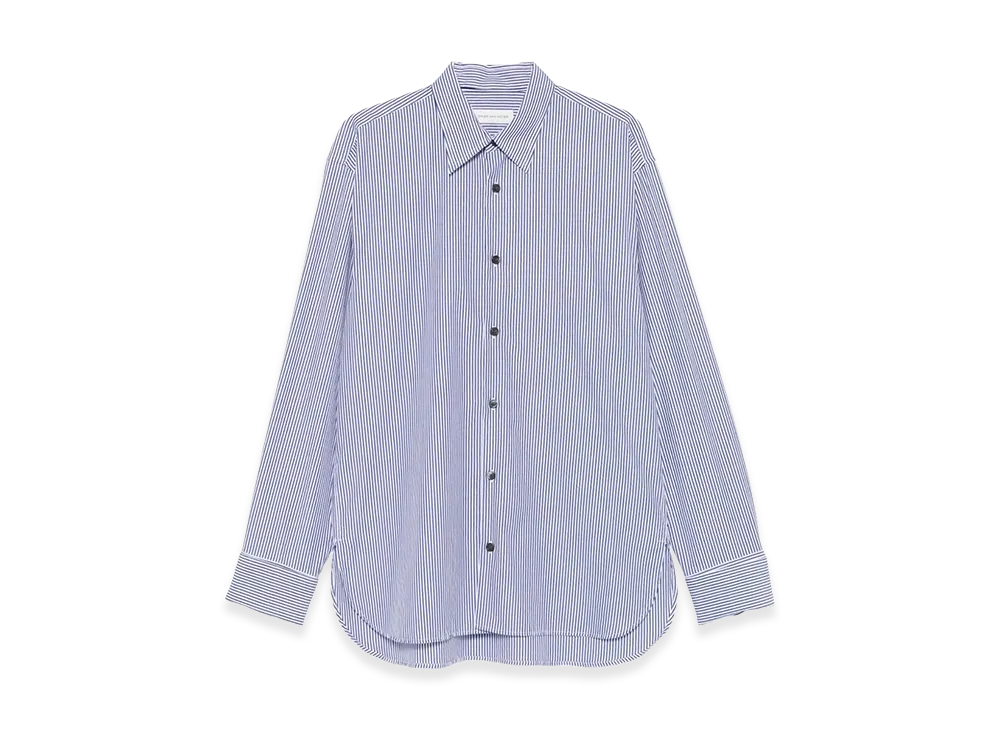 DRIES VAN NOTEN Croomd Shirt "Navy Blue"