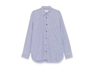 DRIES VAN NOTEN Croomd Shirt "Navy Blue"