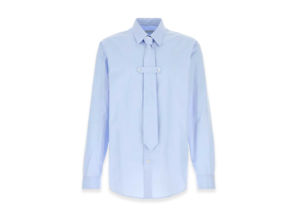 DRIES VAN NOTEN Cilian Poplin Shirt "Light Blue"
