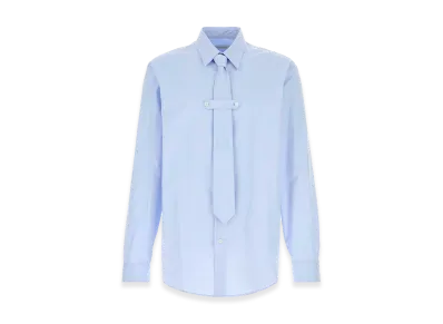 DRIES VAN NOTEN Cilian Poplin Shirt "Light Blue"