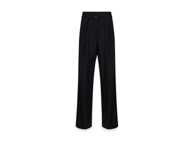 DRIES VAN NOTEN Women's Wool Peacha Belted Trousers "Black"