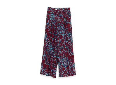 DRIES VAN NOTEN Women's Trousers "Bordeaux"
