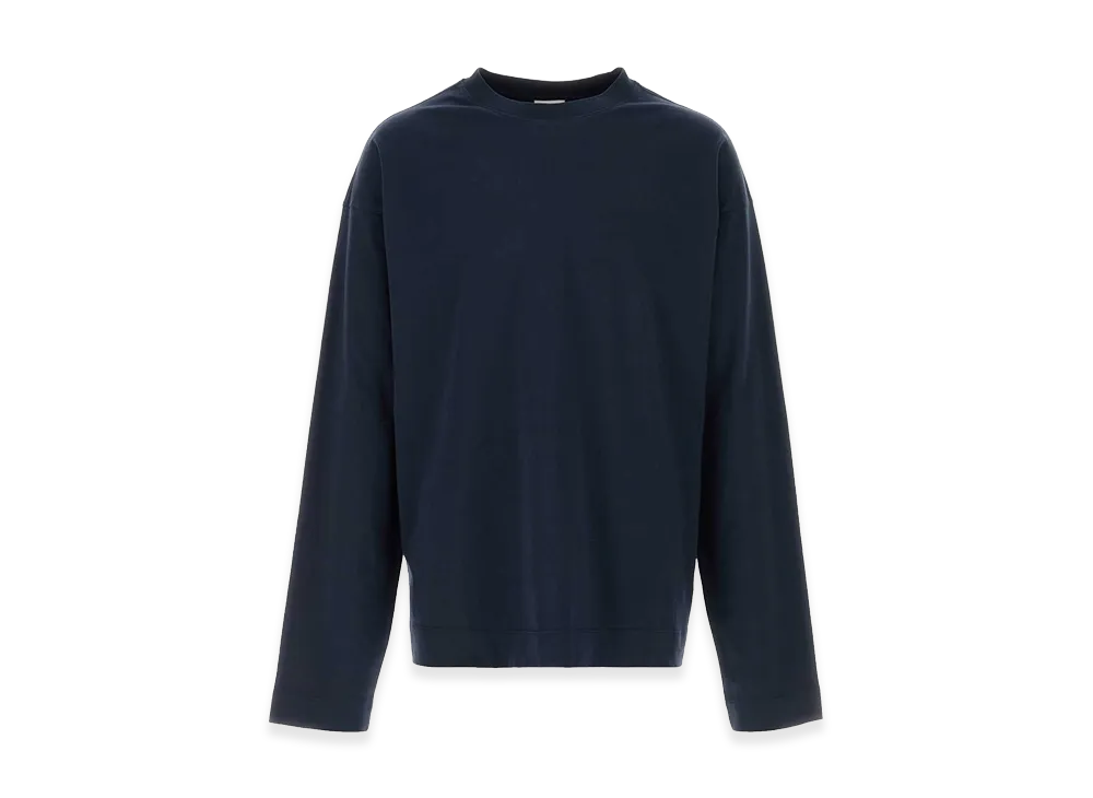 DRIES VAN NOTEN Cotton Hegland Long Sleeve T-Shirt "Midnight Blue"