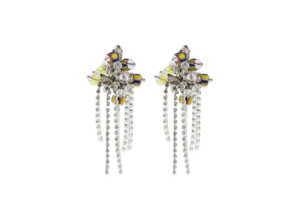 DRIES VAN NOTEN Women's Decorated Stud Earrings "Multicolor"