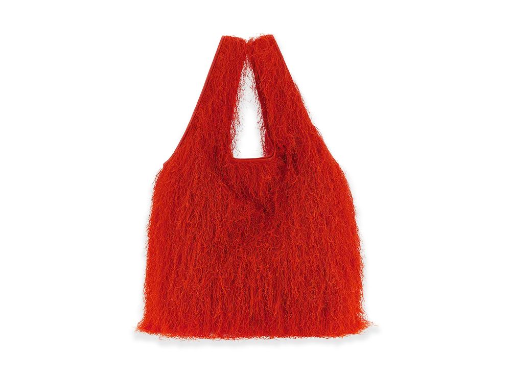 DRIES VAN NOTEN Women's Fringed Tote Bag "Red"