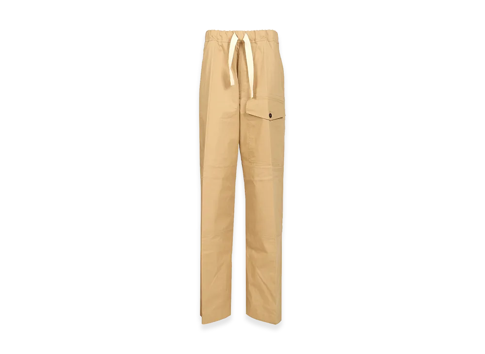 DRIES VAN NOTEN Trousers In Cotton "Beige"