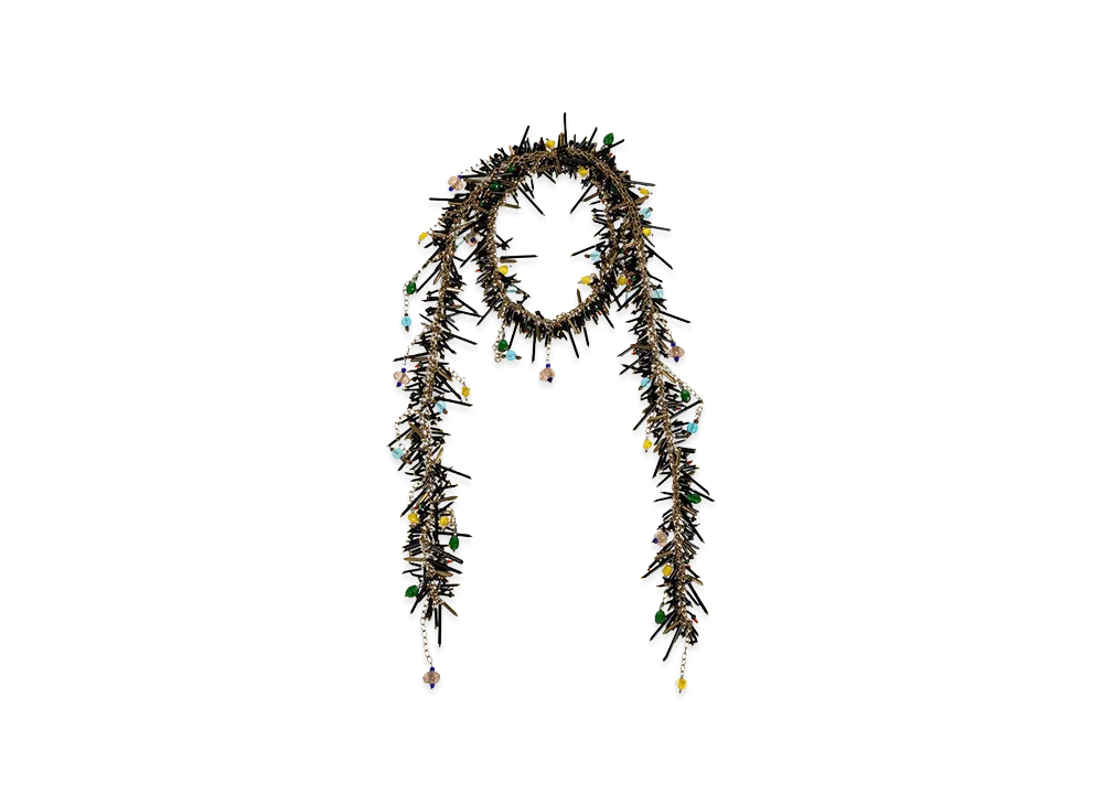 DRIES VAN NOTEN Women's Scarf Necklace "Multicolor"