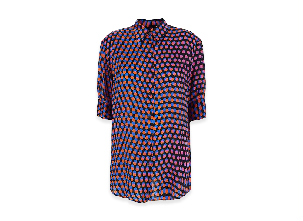 DRIES VAN NOTEN Women's Celindo Short Sleeve Shirt "Multicolor"