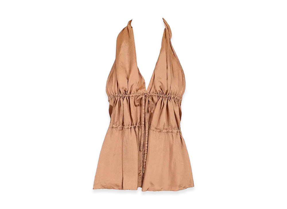 DRIES VAN NOTEN Women's Halterneck Top "Pink"