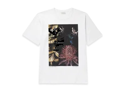 DRIES VAN NOTEN Heer Print T-Shirt "White"