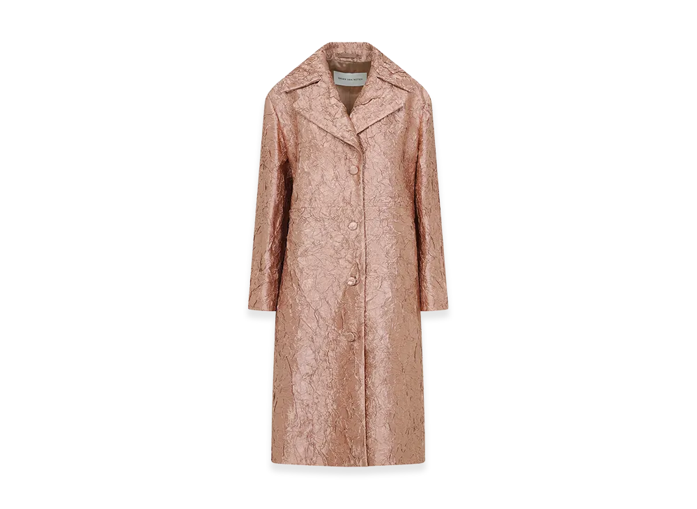 DRIES VAN NOTEN Women's Ricca Coat "Rose"