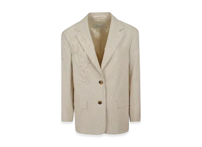 DRIES VAN NOTEN Women's Tailored Blazer "Beige"
