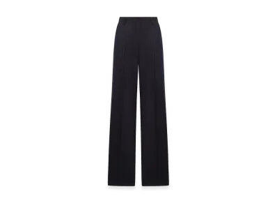 DRIES VAN NOTEN Women's Tailored Wool Trousers "Blue"