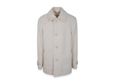 DRIES VAN NOTEN Rivne Classic Midi Coat "White"