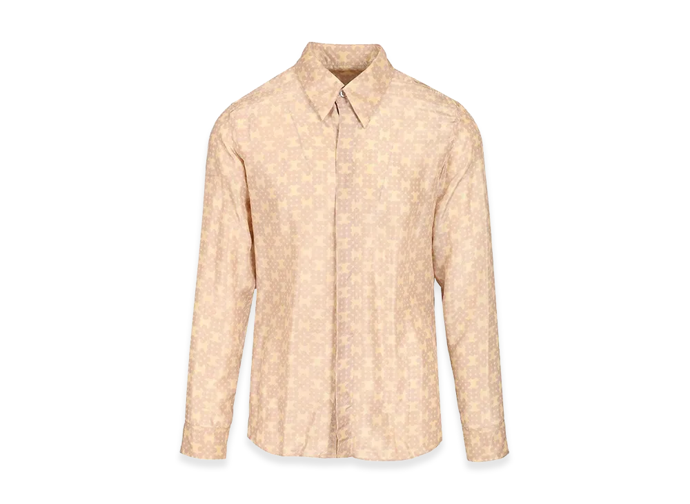 DRIES VAN NOTEN Carvies Silk Shirt "Pink"
