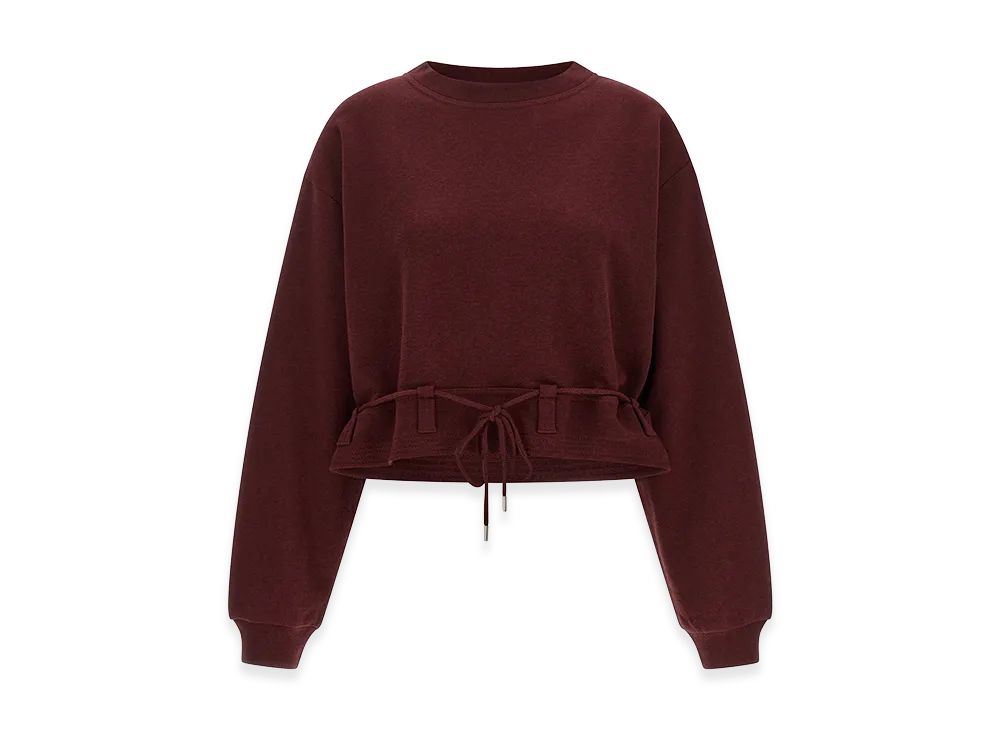 DRIES VAN NOTEN Women's haserfiela Sweatshirt "Bordeaux"