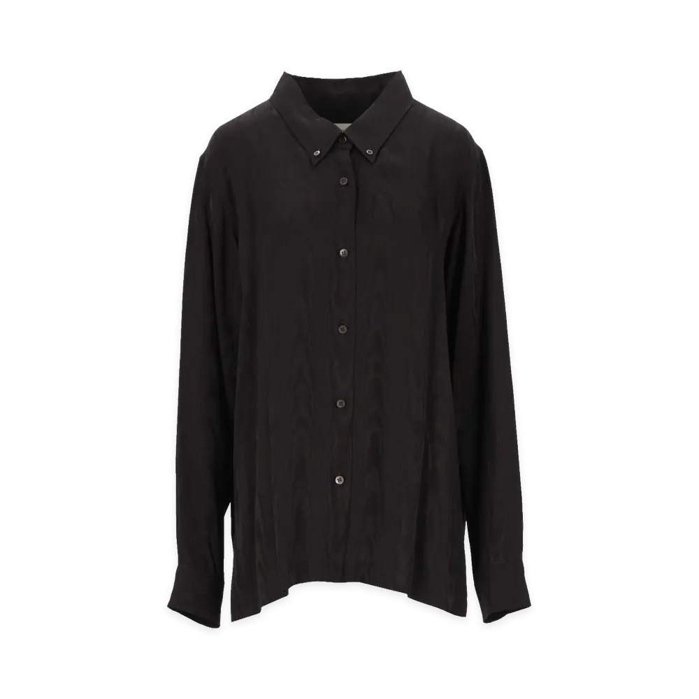 DRIES VAN NOTEN Women's Cheers Viscose Shirt "Black"