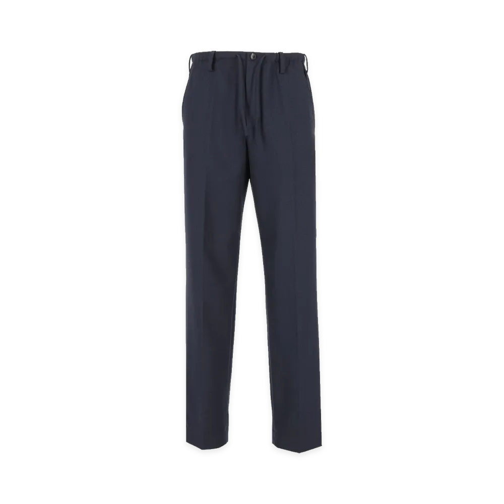 DRIES VAN NOTEN Penny Straight Pants "Navy Blue"