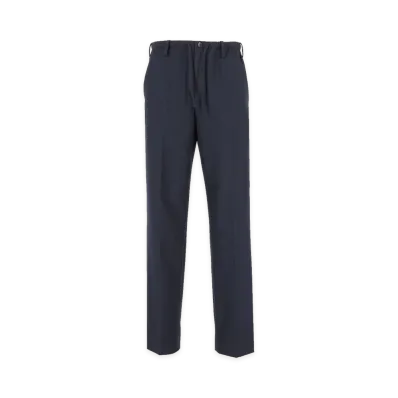 DRIES VAN NOTEN Penny Straight Pants "Navy Blue"