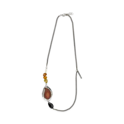 DRIES VAN NOTEN Necklace With Stones "Green"