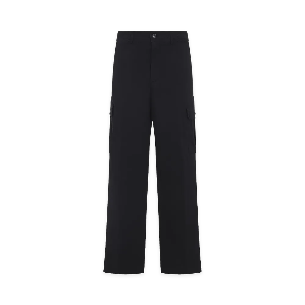 DRIES VAN NOTEN Cotton Paxer Bis Cargo Pants "Black"
