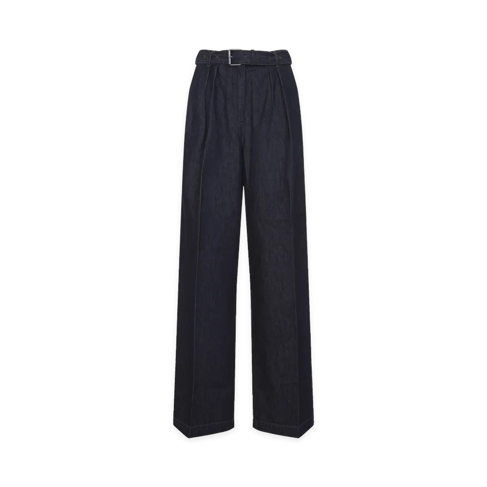 DRIES VAN NOTEN Women's Peaches Cotton Jeans "Indigo Blue"