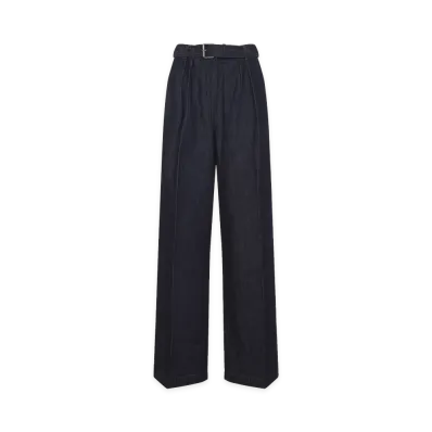 DRIES VAN NOTEN Women's Peaches Cotton Jeans "Indigo Blue"