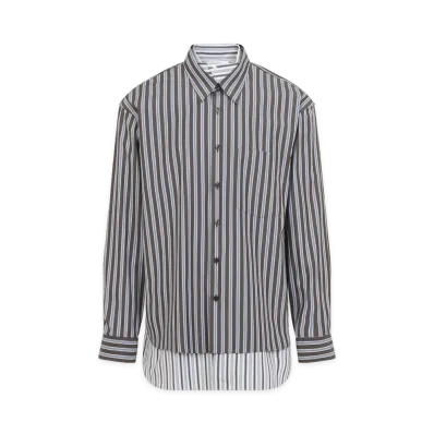 DRIES VAN NOTEN Camber Shirt "Brown"
