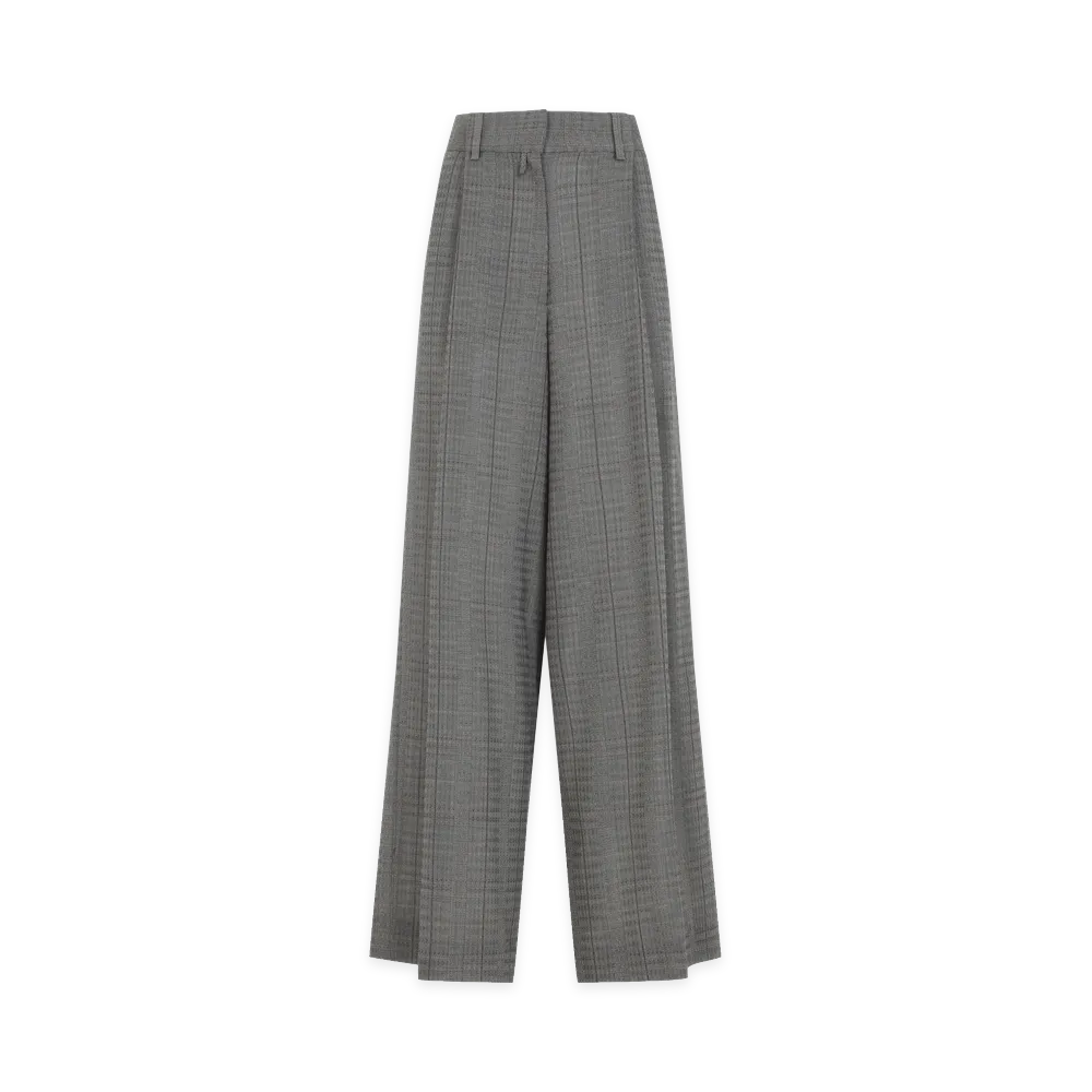 DRIES VAN NOTEN Women's Cement Podium Pants "Gray"