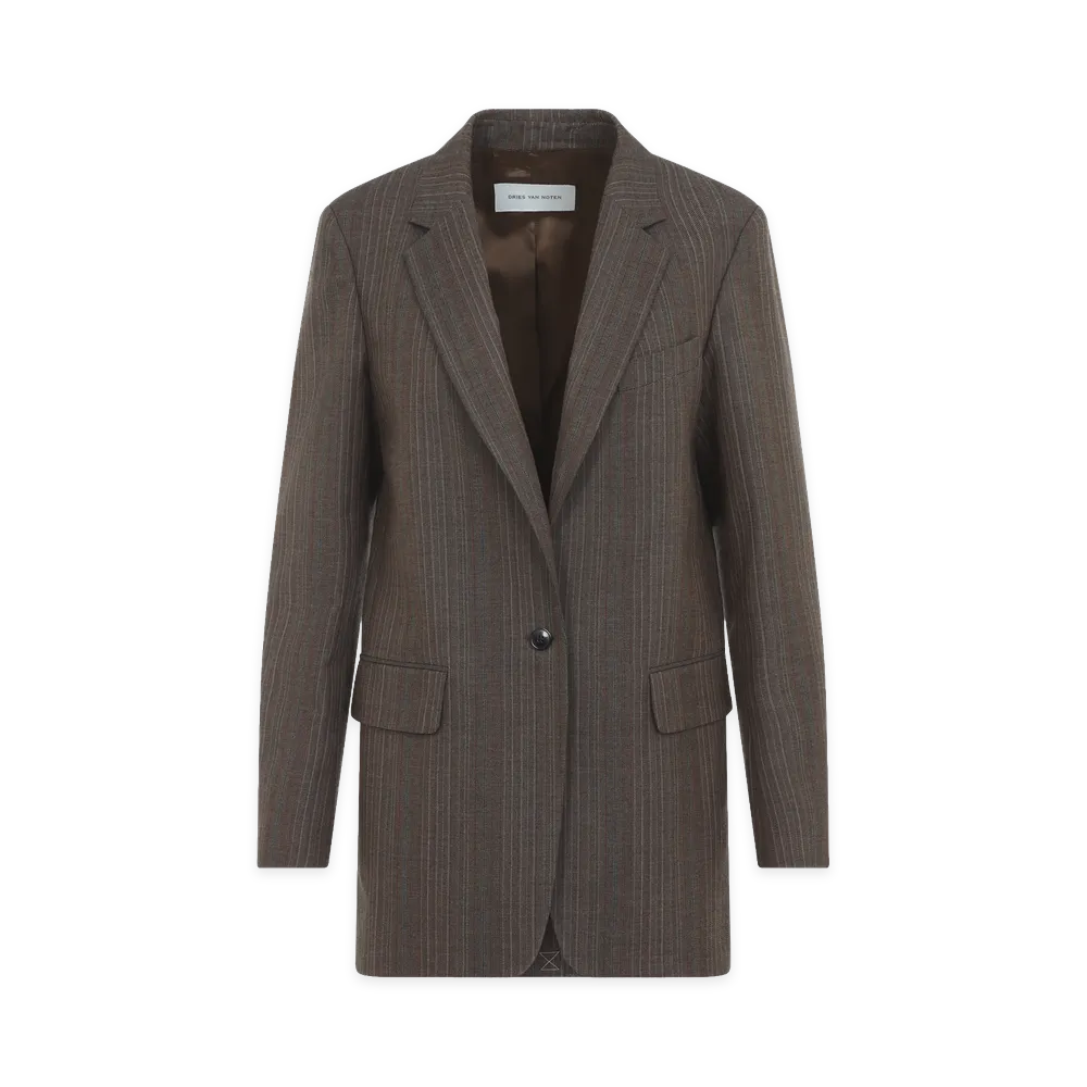 DRIES VAN NOTEN Women's Blanchet Jacket "Brown"