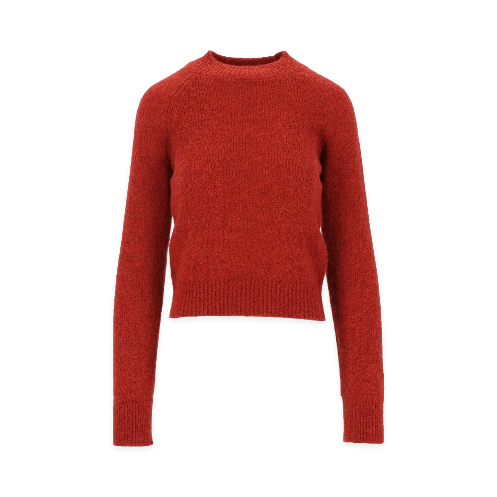 DRIES VAN NOTEN Women's Texas Sweater "Bordeaux"