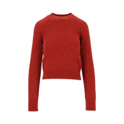 DRIES VAN NOTEN Women's Texas Sweater "Bordeaux"