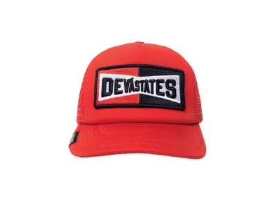 DEVA STATES Trucker Cap Grease "Red"