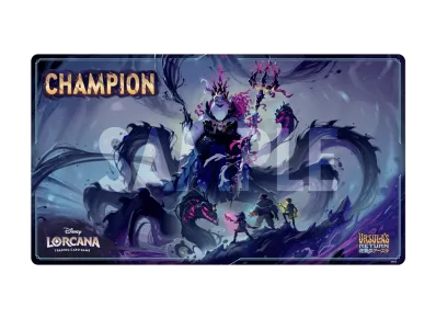 Disney Lorcana Japanese Ver. Set Championship Winner's Prize Playmat "Ursula - Sea Witch Queen"