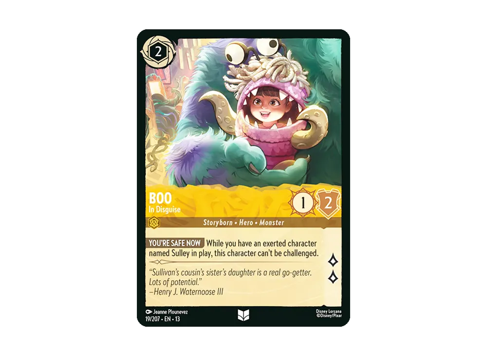 ブー - モンスターごっこ アンコモン :ホイル [19/207•EN•13]【英語版】(ブースターパック「ヴァインズ・アタック!」)