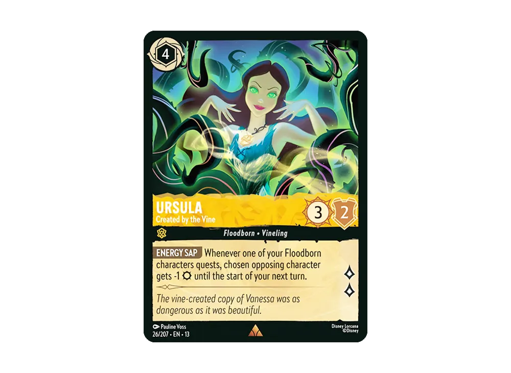 アースラ - ヴァインズの創造物 レア :ホイル [26/207•EN•13]【英語版】(ブースターパック「ヴァインズ・アタック!」)