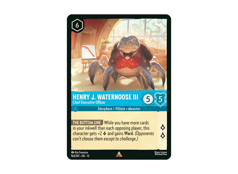 ウォーターヌース - 最高経営責任者 レア :ホイル [163/207•EN•13]【英語版】(ブースターパック「ヴァインズ・アタック!」)