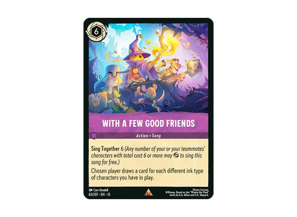 WITH A FEW GOOD FRIENDS レア [65/207•EN•13]【英語版】(ブースターパック「ヴァインズ・アタック!」)