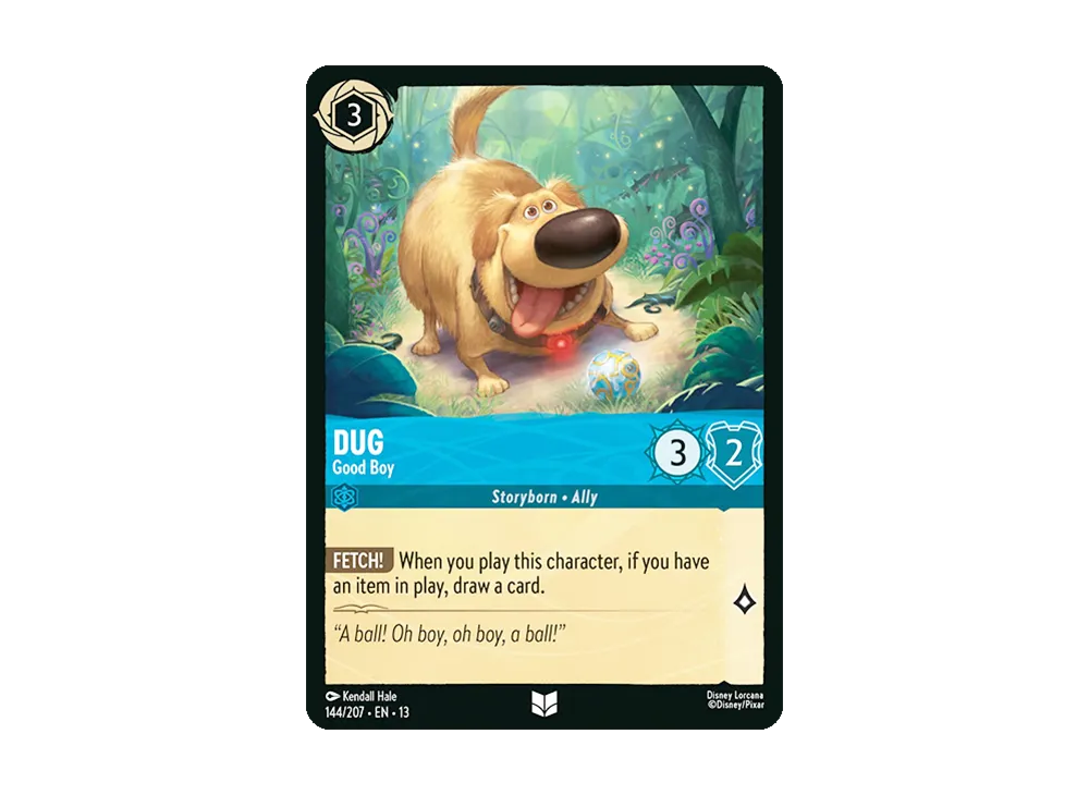 ダグ - お前はわしの犬 アンコモン [144/207•EN•13]【英語版】(ブースターパック「ヴァインズ・アタック!」)