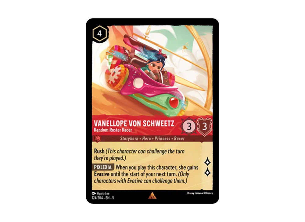 ヴァネロペ・フォン・シュウィーツ - ランダム ロースター レーサー R [124/204 EN-5]【英語版】(シムリング スカイズ)