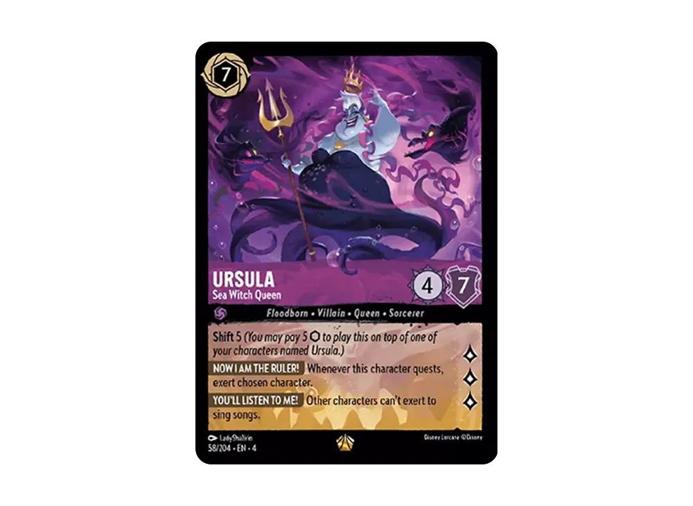 アースラ - 海の魔女の女王 L [58/204 EN-4](アースラズ リターン)【英語版】