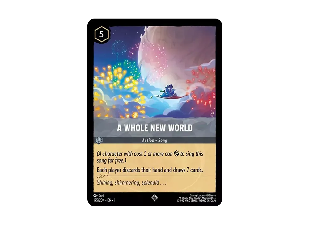 ホール・ニュー・ワールド - A WHOLE NEW WORLD SR: ホイル[195/204・EN・1](ザ ファースト チャプター)【英語版】