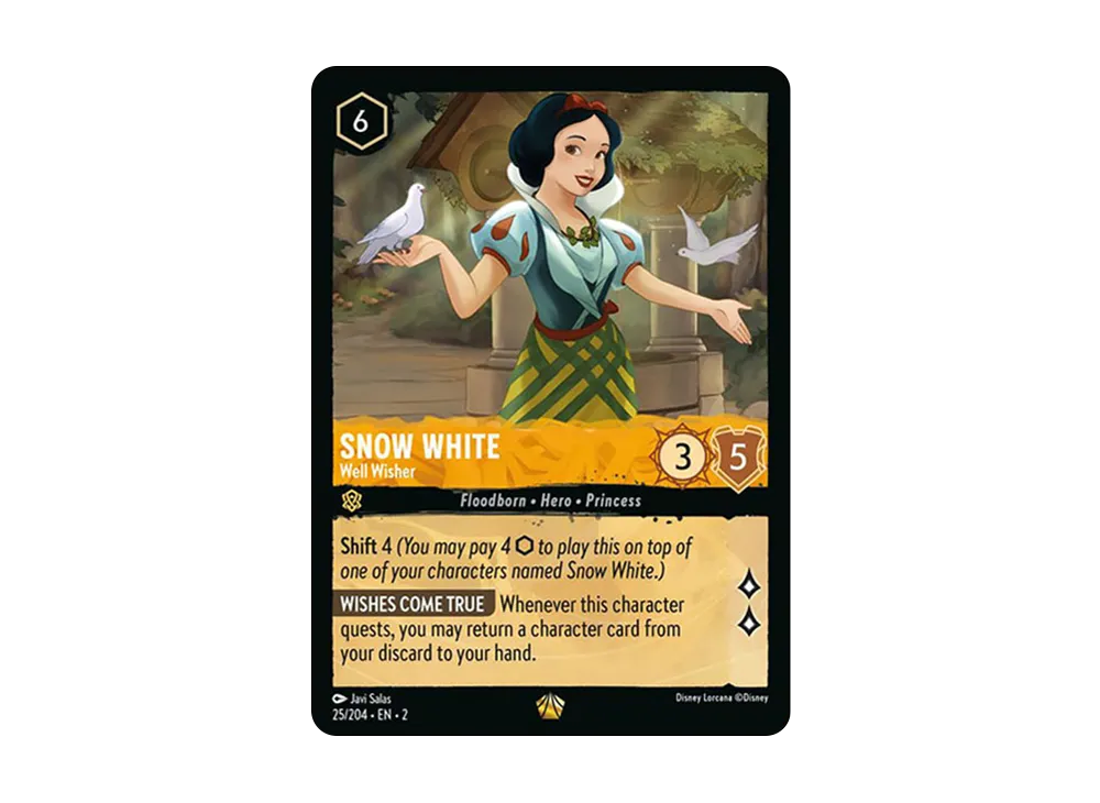 白雪姫 − ウェル ウィッシャー L :Foil [25/204 EN-2](ライズ オブ ザ フラッドボーン)【英語版】
